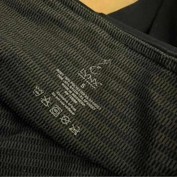 💕LYNX leggings pants stretchy women  size small gray black - Picture 5 of 10